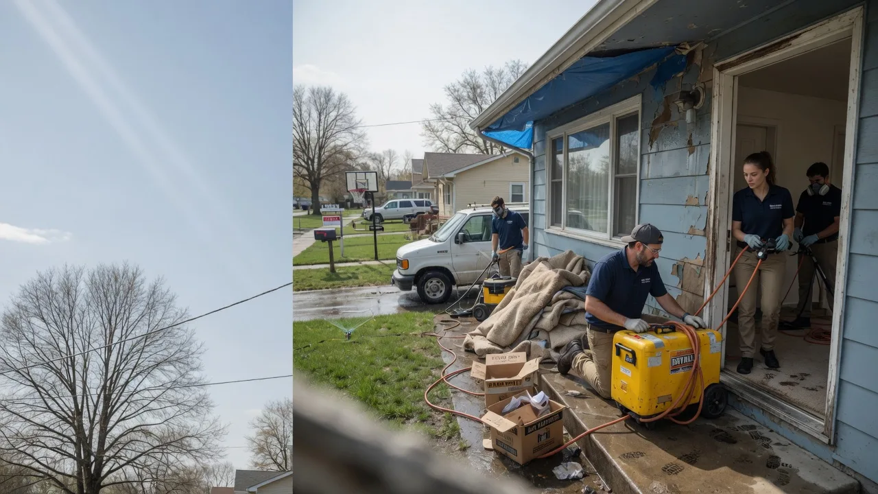 Basement Flood Cleanup in Urbana, IN near me